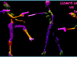 Lizard Lady vs Herself