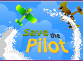 Save The Pilot Airplane HTML5 Shooter Game