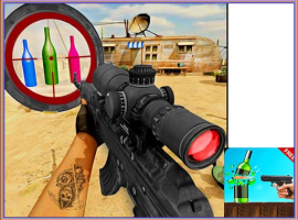 Sniper Bottle Shooting Game