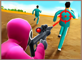 Sniper Challenge Squid Game