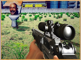 Sniper Hunting Skibidi Toilet