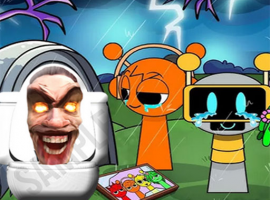 Sprunki Castle Panic Skibidi Toilet