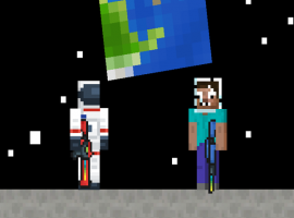 Noob And Pro Moon Survival