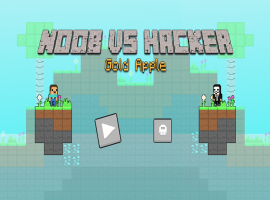 Noob vs Hacker Gold Apple