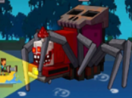 Pirate Block Craft Monster Shooter