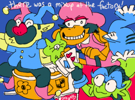 THERE WAS A MIXUP AT THE FACTORY!